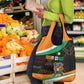 Ivory Coast Elephants Football Grocery Bag Soccer with Tribal Pattern - African Pride