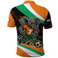Ivory Coast Elephants Football Polo Shirt Soccer with Tribal Pattern - African Pride