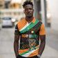 Ivory Coast Elephants Football Polo Shirt Soccer with Tribal Pattern - African Pride