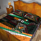 Ivory Coast Elephants Football Quilt Bed Set Soccer with Tribal Pattern - African Pride