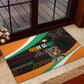 Ivory Coast Elephants Football Rubber Doormat Soccer with Tribal Pattern - African Pride