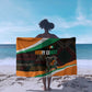 Ivory Coast Elephants Football Sarong Soccer with Tribal Pattern - African Pride
