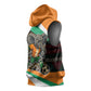 Ivory Coast Elephants Football Sleeveless Hoodie Soccer with Tribal Pattern - African Pride
