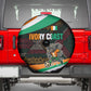 Ivory Coast Elephants Football Spare Tire Cover Soccer with Tribal Pattern - African Pride