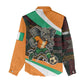 Ivory Coast Elephants Football Women Casual Shirt Soccer with Tribal Pattern - African Pride