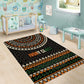 Ivory Coast African Pattern Area Rug Ethnic Geometric and National Motto - African Pride