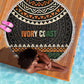 Ivory Coast African Pattern Beach Blanket Ethnic Geometric and National Motto - African Pride