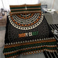 Ivory Coast African Pattern Bedding Set Ethnic Geometric and National Motto - African Pride