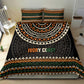Ivory Coast African Pattern Bedding Set Ethnic Geometric and National Motto - African Pride