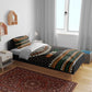 Ivory Coast African Pattern Bedding Set Ethnic Geometric and National Motto - African Pride
