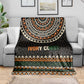 Ivory Coast African Pattern Blanket Ethnic Geometric and National Motto - African Pride
