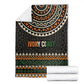 Ivory Coast African Pattern Blanket Ethnic Geometric and National Motto - African Pride