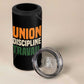 Ivory Coast African Pattern 4 in 1 Can Cooler Tumbler Ethnic Geometric and National Motto - African Pride
