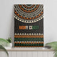 Ivory Coast African Pattern Canvas Wall Art Ethnic Geometric and National Motto - African Pride