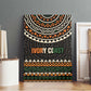 Ivory Coast African Pattern Canvas Wall Art Ethnic Geometric and National Motto - African Pride