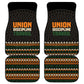 Ivory Coast African Pattern Car Mats Ethnic Geometric and National Motto - African Pride