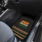 Ivory Coast African Pattern Car Mats Ethnic Geometric and National Motto - African Pride