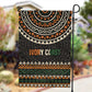 Ivory Coast African Pattern Garden Flag Ethnic Geometric and National Motto - African Pride