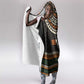 Ivory Coast African Pattern Hooded Blanket Ethnic Geometric and National Motto - African Pride