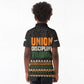Ivory Coast African Pattern Kid Polo Shirt Ethnic Geometric and National Motto - African Pride