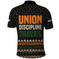 Ivory Coast African Pattern Polo Shirt Ethnic Geometric and National Motto - African Pride