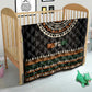 Ivory Coast African Pattern Quilt Ethnic Geometric and National Motto - African Pride