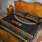 Ivory Coast African Pattern Quilt Bed Set Ethnic Geometric and National Motto - African Pride