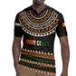 Ivory Coast African Pattern Rugby Jersey Ethnic Geometric and National Motto - African Pride