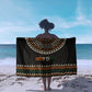 Ivory Coast African Pattern Sarong Ethnic Geometric and National Motto - African Pride