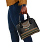 Ivory Coast African Pattern Shoulder Handbag Ethnic Geometric and National Motto - African Pride