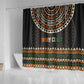 Ivory Coast African Pattern Shower Curtain Ethnic Geometric and National Motto - African Pride