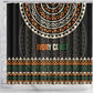 Ivory Coast African Pattern Shower Curtain Ethnic Geometric and National Motto - African Pride