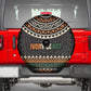 Ivory Coast African Pattern Spare Tire Cover Ethnic Geometric and National Motto - African Pride