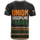 Ivory Coast African Pattern T shirt Ethnic Geometric and National Motto - African Pride