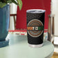 Ivory Coast African Pattern Tumbler Cup Ethnic Geometric and National Motto - African Pride