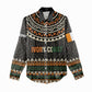 Ivory Coast African Pattern Women Casual Shirt Ethnic Geometric and National Motto - African Pride