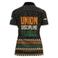 Ivory Coast African Pattern Women Polo Shirt Ethnic Geometric and National Motto - African Pride