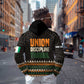 Ivory Coast African Pattern Zip Hoodie Ethnic Geometric and National Motto - African Pride