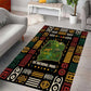 Ivory Coast Area Rug Tai National Park Wildlife Map - African Pride