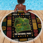 Ivory Coast Beach Blanket Tai National Park Wildlife Map - African Pride