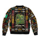 Ivory Coast Bomber Jacket Tai National Park Wildlife Map - African Pride