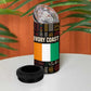Ivory Coast 4 in 1 Can Cooler Tumbler Tai National Park Wildlife Map - African Pride