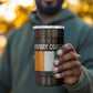 Ivory Coast 4 in 1 Can Cooler Tumbler Tai National Park Wildlife Map - African Pride