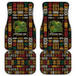 Ivory Coast Car Mats Tai National Park Wildlife Map - African Pride