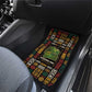 Ivory Coast Car Mats Tai National Park Wildlife Map - African Pride