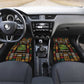 Ivory Coast Car Mats Tai National Park Wildlife Map - African Pride