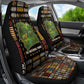 Ivory Coast Car Seat Cover Tai National Park Wildlife Map - African Pride