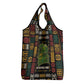 Ivory Coast Grocery Bag Tai National Park Wildlife Map - African Pride