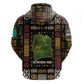 Ivory Coast Hoodie Tai National Park Wildlife Map - African Pride