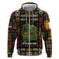 Ivory Coast Hoodie Tai National Park Wildlife Map - African Pride